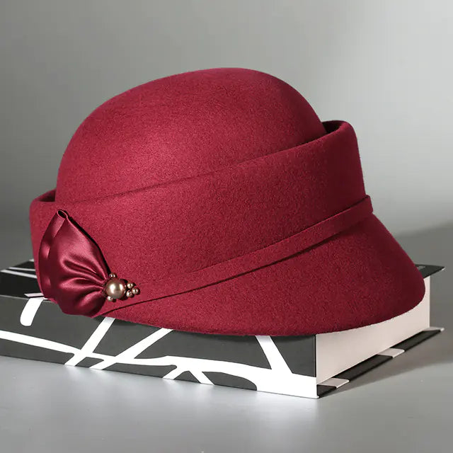 Women’s Wool Felt Beret Hat