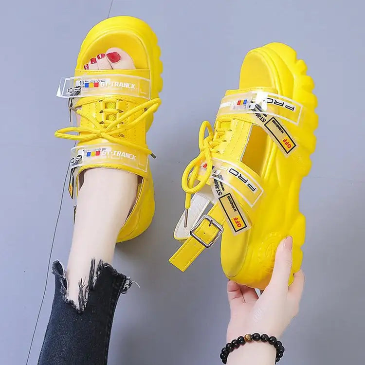 Trendy Thick-Soled Sports Shoes for Women