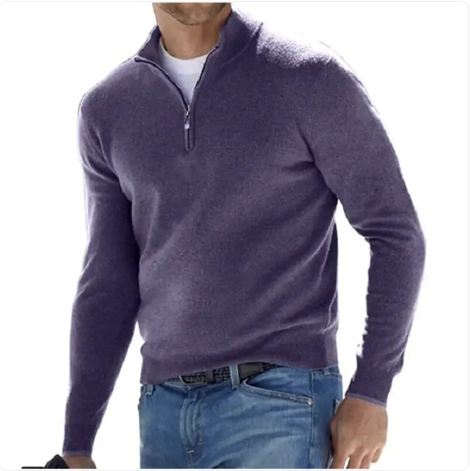 Men's Long-Sleeve Cashmere Undershirt