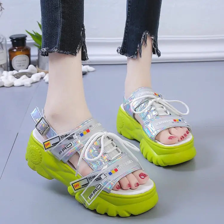Trendy Thick-Soled Sports Shoes for Women