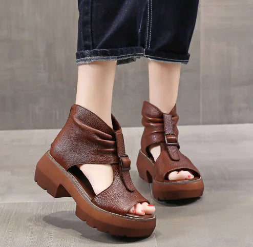 Womens' Wedge Sandals - Stylish Waterproof Platform (One Pair)