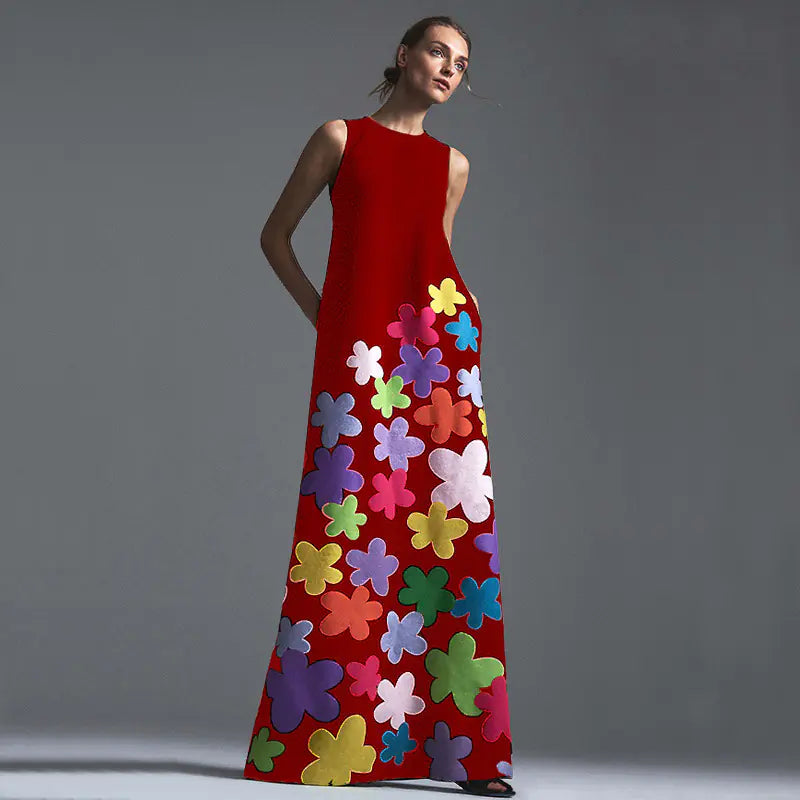 Sleeveless Printed Dresses for Women