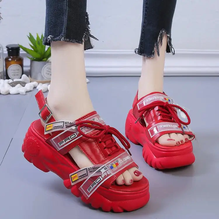 Trendy Thick-Soled Sports Shoes for Women