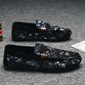 Men's Summer Canvas Slip-On Loafers Casual Shoes