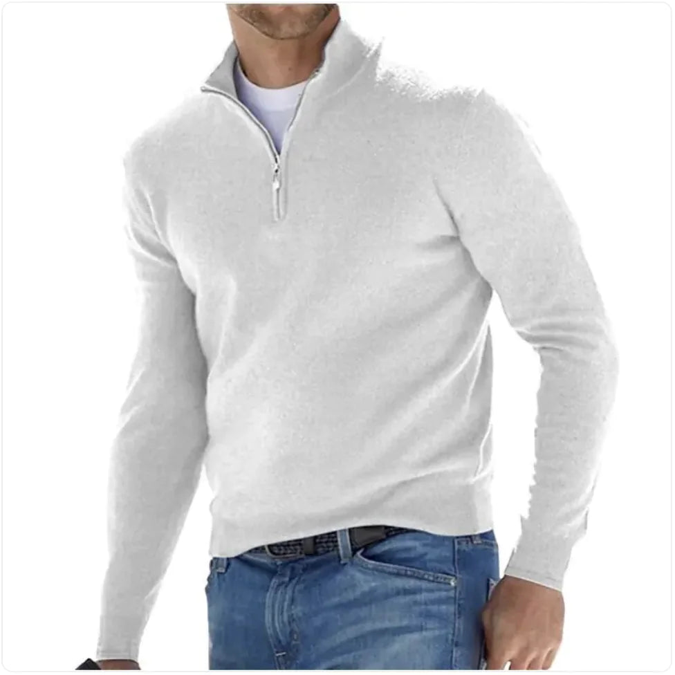 Men's Long-Sleeve Cashmere Undershirt