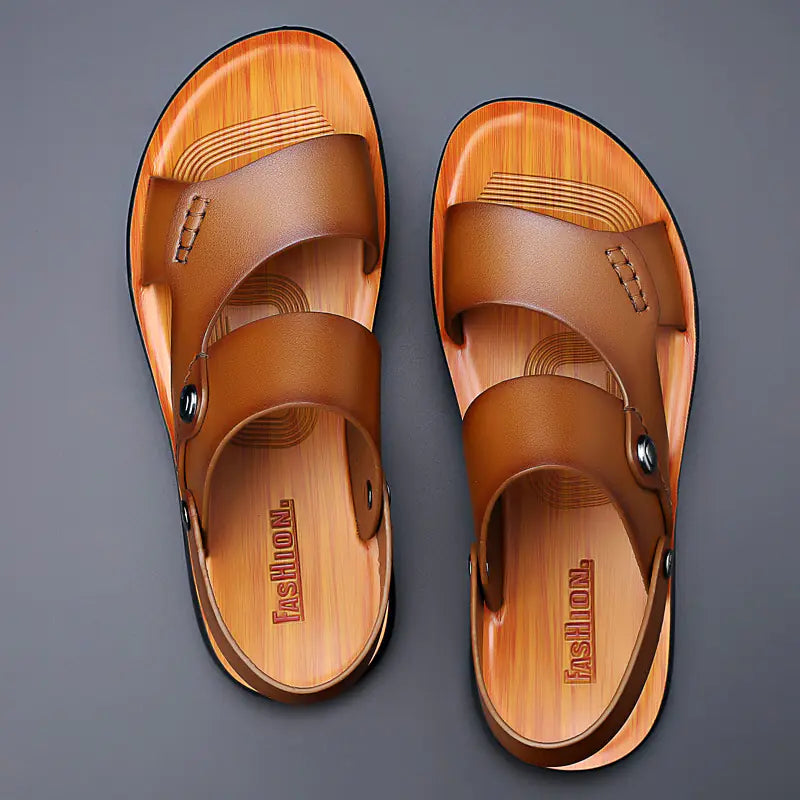 Men's Summer 2024 Casual Genuine Leather Sandals